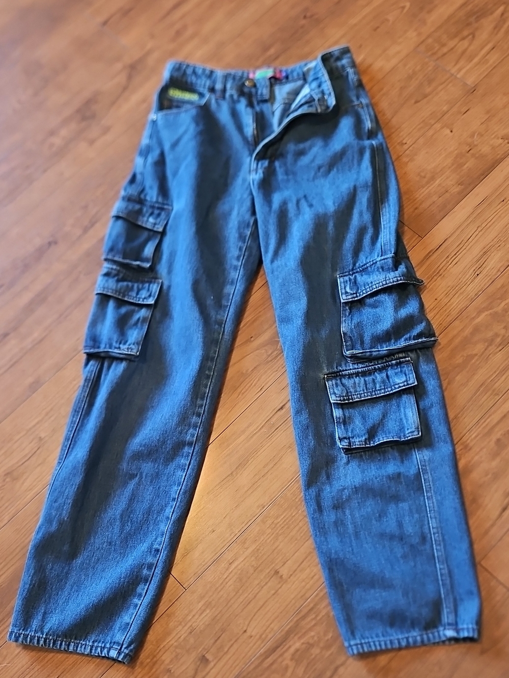 Womens Blue Cargo Tori  Denim Jeans